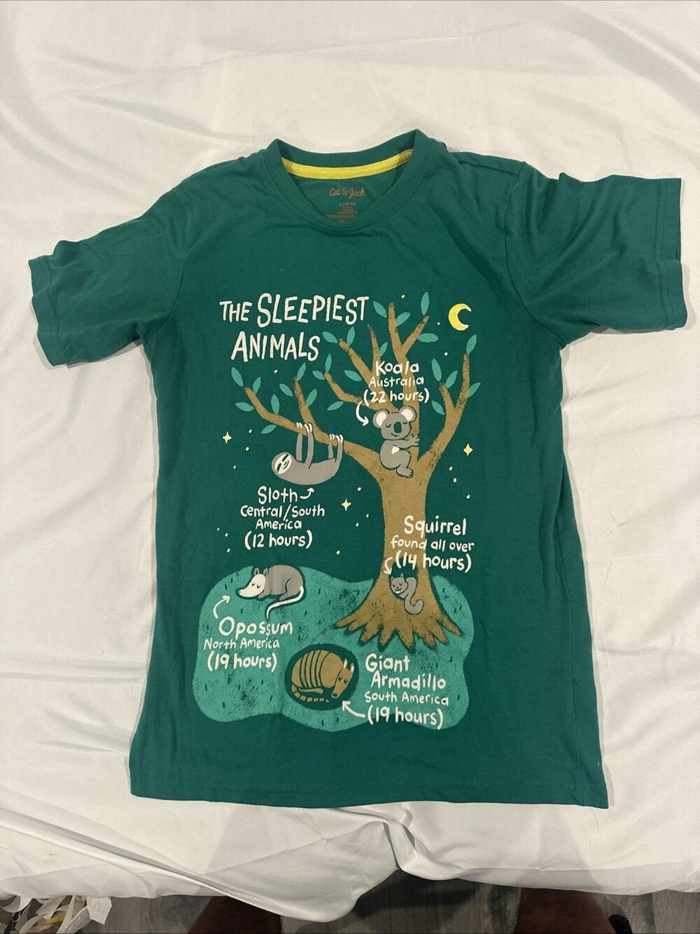 Cat And Jack Size 12 To 14 Pajama Top Short Sleeve